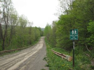 Looking south on W River Rd