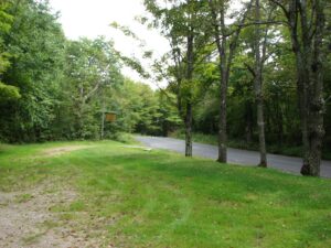 Parking area at Holiday & Berry Brook Roads