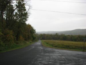 Rain at Porter Hill and Rockwell Roads