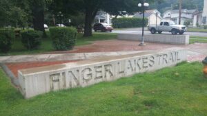 FLT sign at Lafayette Park in Watkins Glen, NY