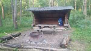 Morning at Buck Settlement Lean-to (Day 2)