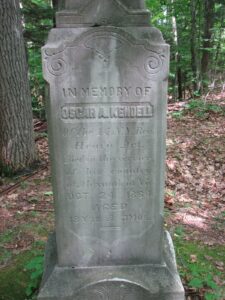 Gravestone of Civil War soldier
