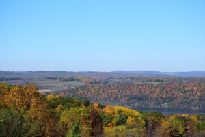 View from field south of Sugar Hill Road