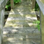Foot bridge near trailhead at Laine Road