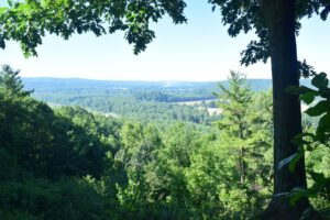 View looking south over Genesee River valley